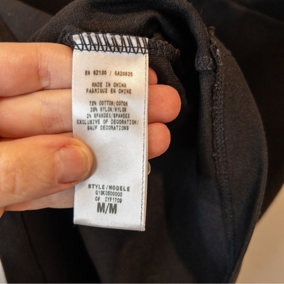 Guess Womens Black Bodycon Mini Dress with Mesh Chest Panel Size Medium LBD - Picture 6 of 10